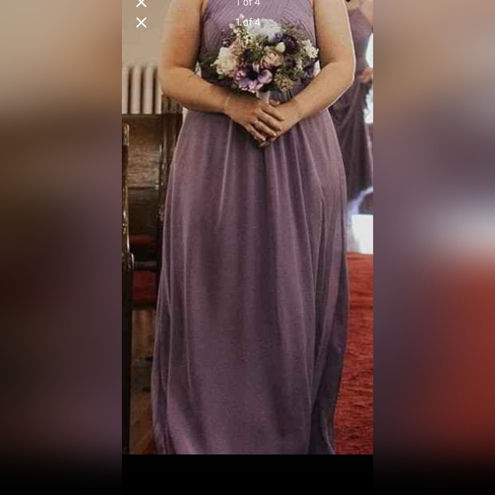 Azazie Purple Evening Gown